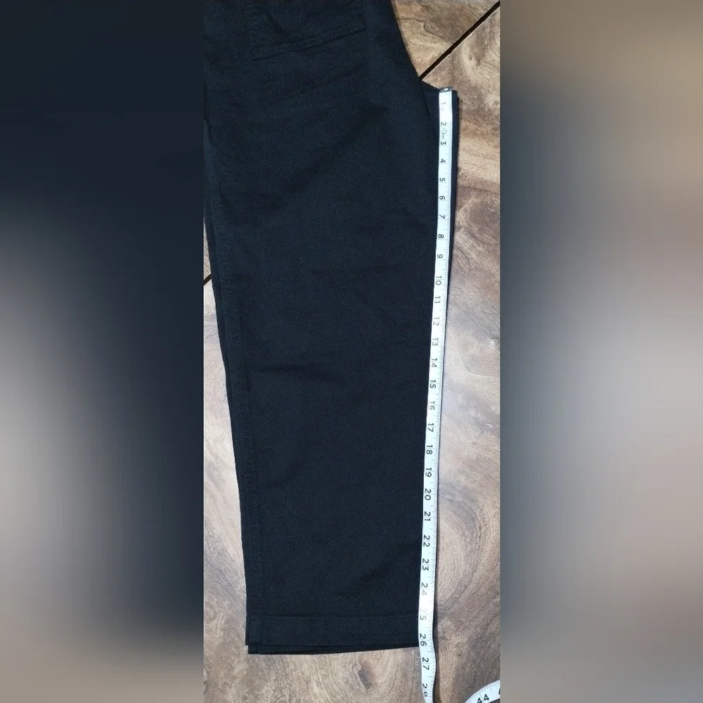 a new day Women's Black Pants Stretch Chinos Size (16)